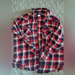 Wrangler plaid pearl snap